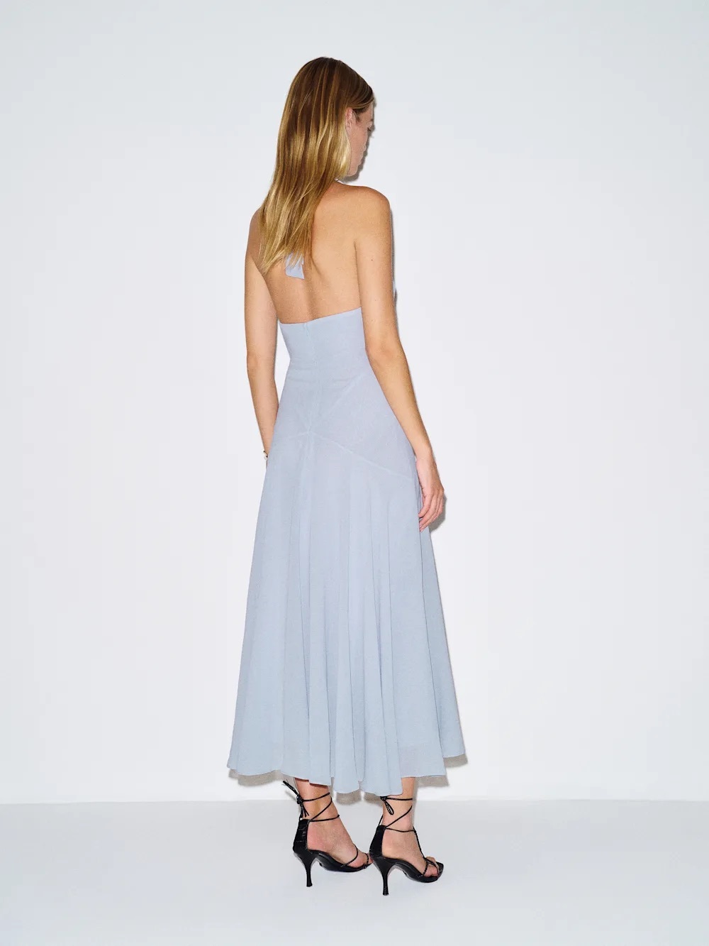NWT Reformation Briony Dress Light Blue - Picture 3 of 6